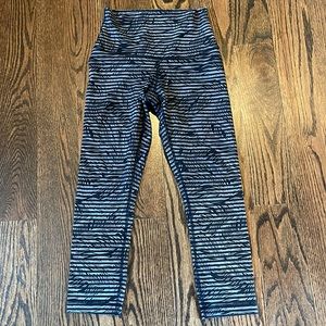 Lululemon Wunder Under 21" feather crops